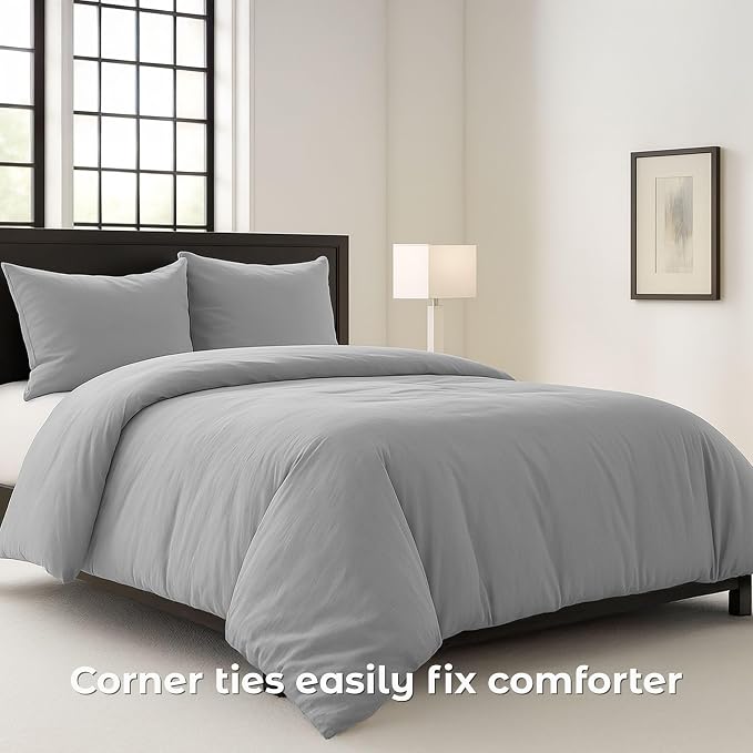 Pure Bedding Duvet Cover Queen Size - Image 5