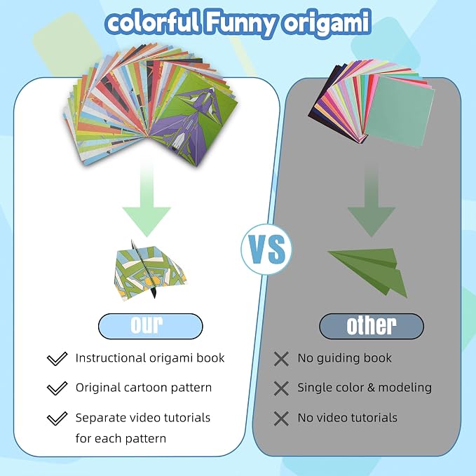 Paper Airplane Origami Kit for Kids Ages 8-12, 12 Paper Airplane Designs - Image 4
