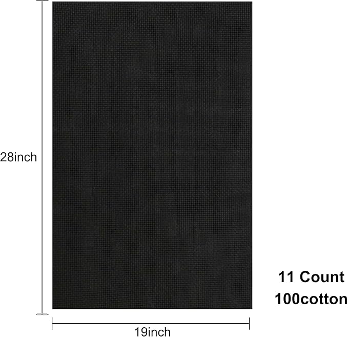 Aida Cloth 11 Count Cross Stitch Fabric, 19×28inch | Enables Easy Needle - Image 2