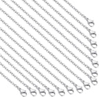 30 Pack 16 Inch Necklace Chain Stainless Steel Link Cable Chain Necklace by TOSCALINA