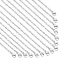 30 Pack 20 Inch Necklace Chain Stainless Steel Link Cable Chain Necklace by TOSCALINA