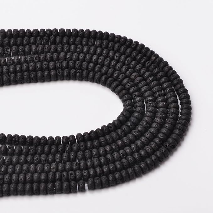 ICAI Beads 5x8mm Natural Rondelle Spacer Loose Beads - Image 2