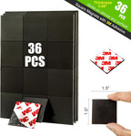 Magnetic Squares with Adhesive Backing, Pre-Cut Self Sticky Magnets as Back to - Image 8
