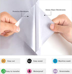 RENLITONG Glossy Grey HTV Vinyl 12" x 35ft Roll - Image 3