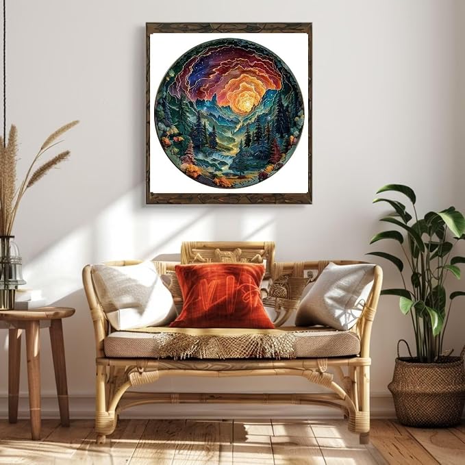 Wooden Puzzles for Adults, 3D Cave Sky Wooden Puzzles 200 Pieces, Unique Animal - Image 7