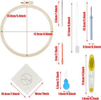 Allazone 6 PCS Punch Needle Coaster Kit - Image 2
