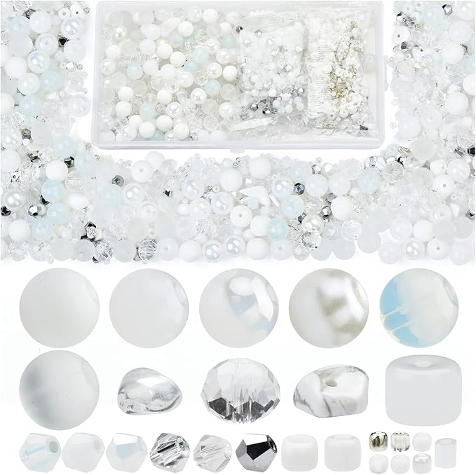 Rired 27 900pcs Snow White Beads by RIRED27