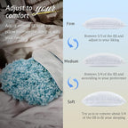 BETU Cooling Pillows Queen Size Set of 4, Shredded Memory Foam Bed Pillows - Image 6