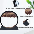 Moving Sand Art Liquid Motion, 3D Deep Sea Sandscape Color Quicksand Decor - Image 4