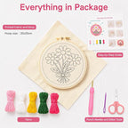 ZMYORAH Punch Needle Kit for Beginners, DIY Punch Needle Starter Set - Image 2