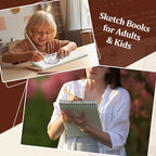 10 Pack Small Sketch Book, 5.5x8.5 Inch Top Spiral Sketchbook 60 Sheets Each - Image 7