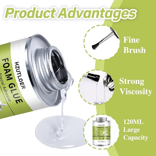 120ML Foam Glue Clear Special Adhesive - Image 3