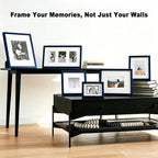 RPJC 3.5x5 inch Picture Frame Made of Solid Wood High Definition Glass - Image 3
