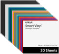 Cricut Matless Permanent Vinyl, Colorful Sampler – 13 in x 12 in by Unknown