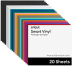 Cricut Matless Permanent Vinyl, Colorful Sampler – 13 in x 12 in by Unknown