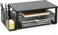 Spacrea Desk Organizer and Accessories, Computer Monitor Stand Riser by Spacrea