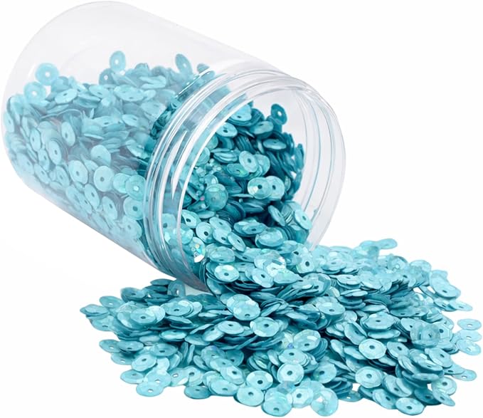 Mandala Crafts 20000 Holographic Mint Sequins by MandalaCrafts