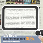 Magnifying Glass for Reading, Rechargeable 5X Large Page Magnifier - Image 2