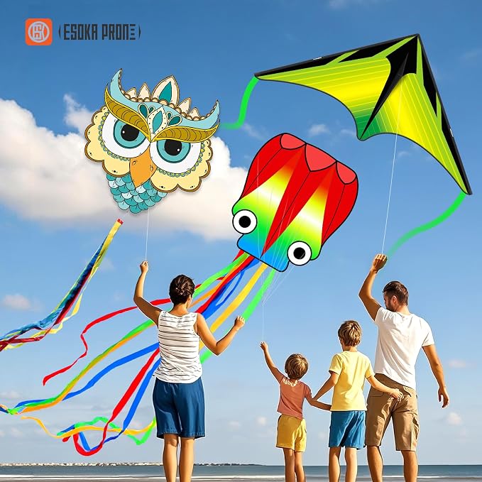 Kites for Kids & Adults, Large Kite for Beginners, Kites for Kids Ages 4-8 - Image 2