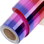 TORC Metallic HTV Heat Transfer Vinyl Roll 12" X 10FT Rainbow Iron on Vinyl by TORC