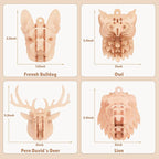 3D Wooden Puzzles for Kids, No-Glue DIY Delicate Pendant STEM Toys for Boys - Image 5