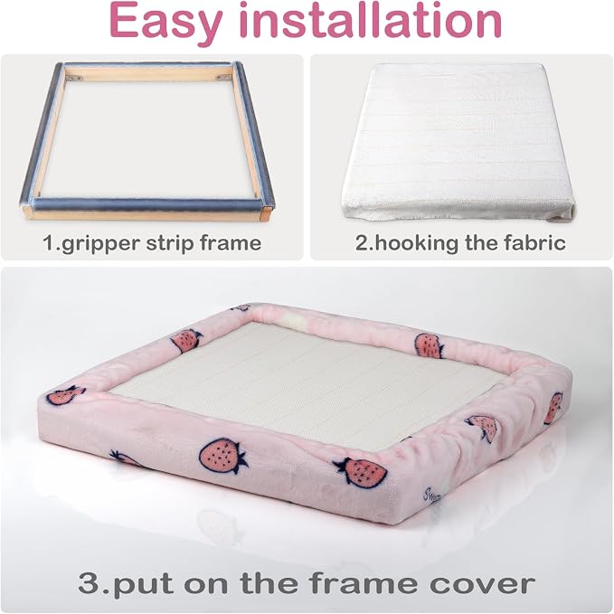 Rug Hooking Frame, Punch Needle Frame, Gripper Strip Frame, Cross Stitch Hoop - Image 5