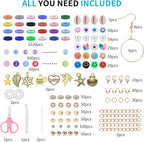AIPRIDY Girls Toys Bracelet Making Kit, Clay Beads Jewelry Activity Kit - Image 2