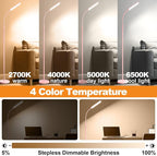 marctronic Pink LED Floor Lamp, 18W 1800LM Bright Floor Lamp - Image 4