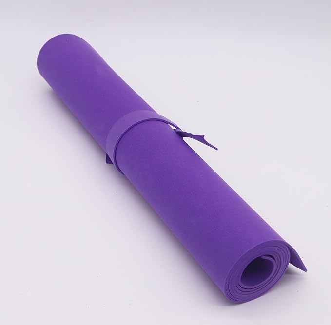 OISAKLD Purple EVA Foam 2mm-10mm 13.7"×39" Craft Foam Sheet 74 kg/m³ EVA Foam - Image 3