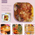 34 Pcs Yellow Dried Pressed Flowers - Image 3
