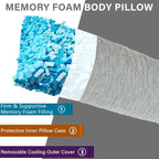 1 MIDDLE ONE Body Pillow, Memory Foam Body Pillows - Image 2