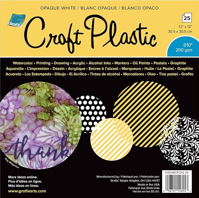 Grafix Plastic, Durable and Archival Film, 3D Embellishments, and More - Image 3
