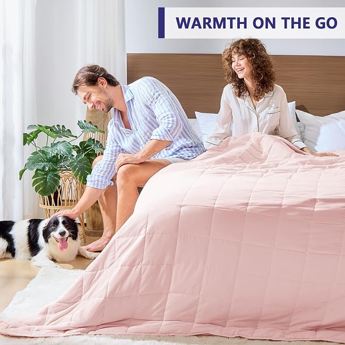 yescool Weighted Blanket for Adults Cooling Heavy Blanket for Sleeping Perfect - Image 4