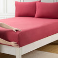 Twin XL Fitted Sheet Only with Full Elastic & Built in Corner Sheet Straps to by SweetHomeCollection