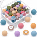 Epakh 30 Pcs Dome Thumb Tacks Decorative Push Pins Colorful Cute Push Pin by Epakh