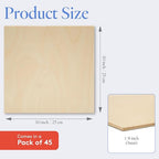 Baltic Birch Plywood, 3 mm 1/8 Craft Wood, B/BB Grade Baltic Birch Sheets - Image 2