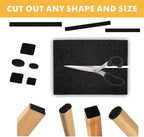 Self Adhesive Felt Sheets 5 Pieces Black Furniture Strip 11.8 x 7.9 inch A4 - Image 3