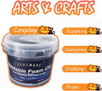 Foam Clay Cosplay Moldable Air Dry Foam Clay Craft 500g White Lightweight - Image 2