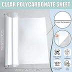 Beeveer Polycarbonate Clear Plastic Sheet 1 Pcs 60" x 144" Flexible Sheet Panels - Image 2
