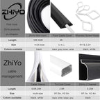 ZhiYo 10FT 1” Wire Loom Split Tubing Auto Wire Conduit Flexible Cover - Image 6