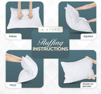 Utopia Bedding Bed Pillows for Sleeping European Size, Down Alternative Pillow - Image 8