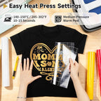 TECKWRAP Heat Transfer Vinyl for T-Shirts, 50+ Washes, REACH Certified & Dryer - Image 9
