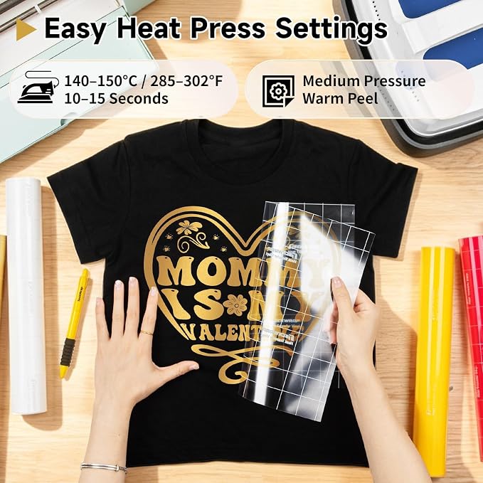 TECKWRAP Heat Transfer Vinyl for T-Shirts, 50+ Washes, REACH Certified & Dryer - Image 9