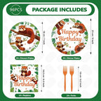96Pcs Red Panda Birthday Party Decorations - Image 2
