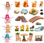 25Pcs Fairy Garden Accessories, Miniature Garden Ornaments Landscape by GGSTDDUP