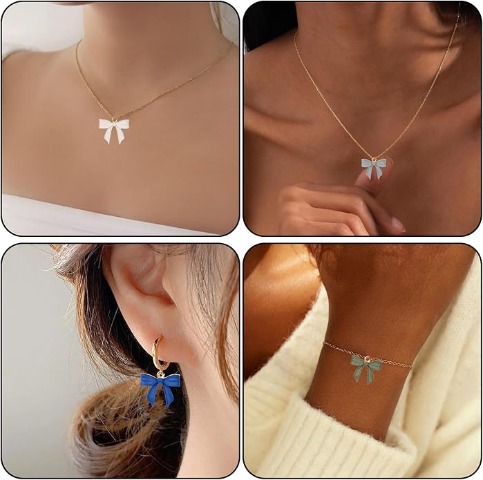 Bow Charms for Bracelet Jewelry Making Cute Bracelet Charms | 18Pcs, Bow Charms - Image 6