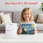 Canvas Boards 40 Pack, 8x10 Inch Small Painting Canvas Panels 100% Cotton | - Image 2