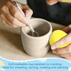ZEHIQ White Air Dry Clay 2.2 lbs - Image 5