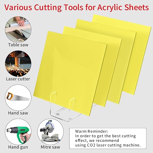 1/8 Thick 12 x 12 inch Acrylic Sheets - Image 3
