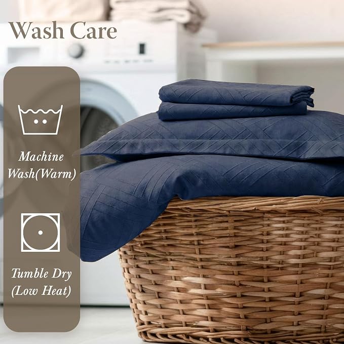 Threadmill California King Size Sheets | 800 Thread Count Jacquard Folkstone - Image 8